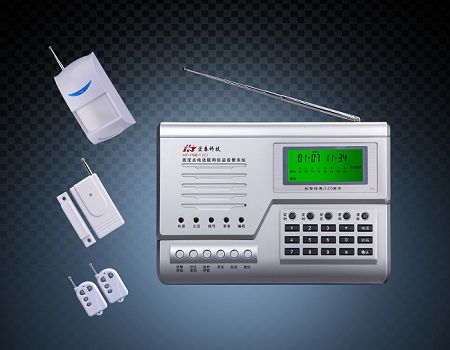  HT-110B-1C+  GSM+PSTN双网联网防盗报警主机
