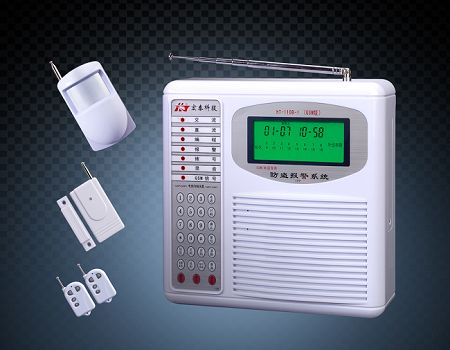  HT-110B-1  GSM+PSTN双网联网防盗报警主机